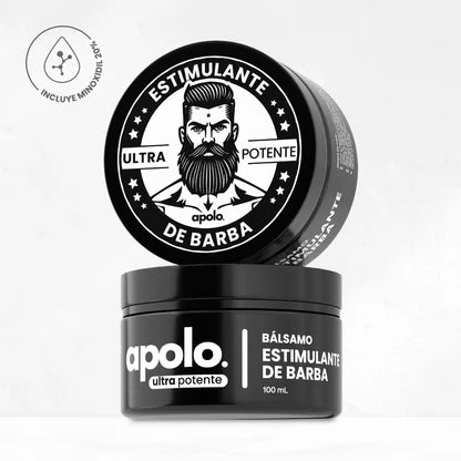 Bálsamo para Crecimiento de Barba Ultra Potente con Minoxidil 20% | 100mL 😍