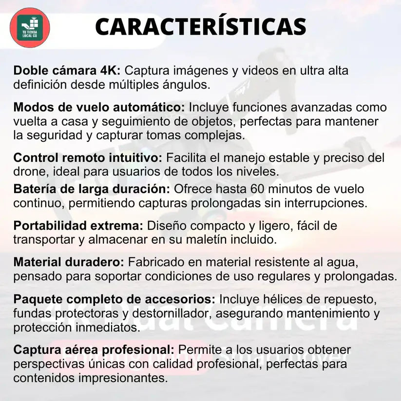 NUEVO DRONE W8 PRO MAX 2025 CON INTELIGENCIA ARTIFICIAL + ESTUCHE DE REGALO ✅