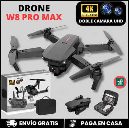 NUEVO DRONE W8 PRO MAX 2025 CON INTELIGENCIA ARTIFICIAL + ESTUCHE DE REGALO ✅