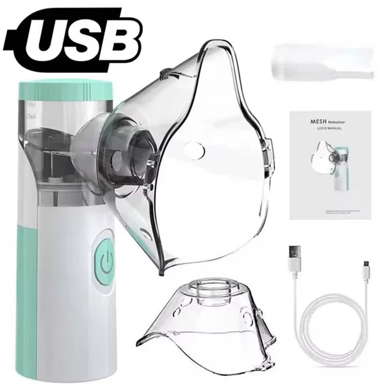 Nebulizador portátil para adultos y niños con 30% de Descuento 🔥
